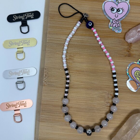 String Ting Accessories - Evil Eye LTD EDITION | Authentic Handmade | String Ting | Wristlet Phone Strap